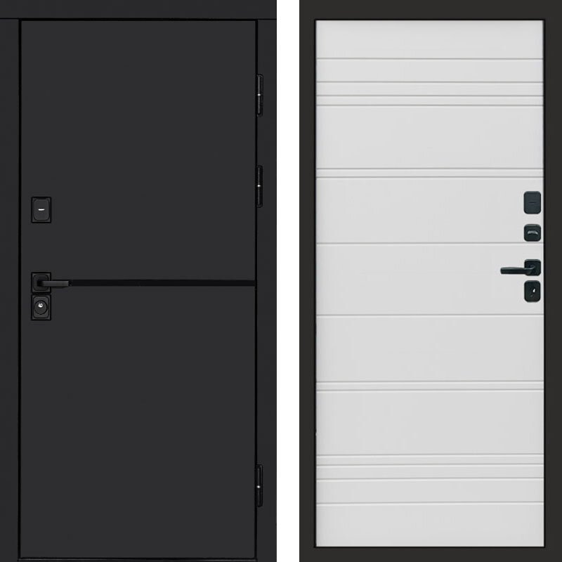 Дверь Термо-Доор Тренд black(черная фурнитура) (квартира) DIS007544