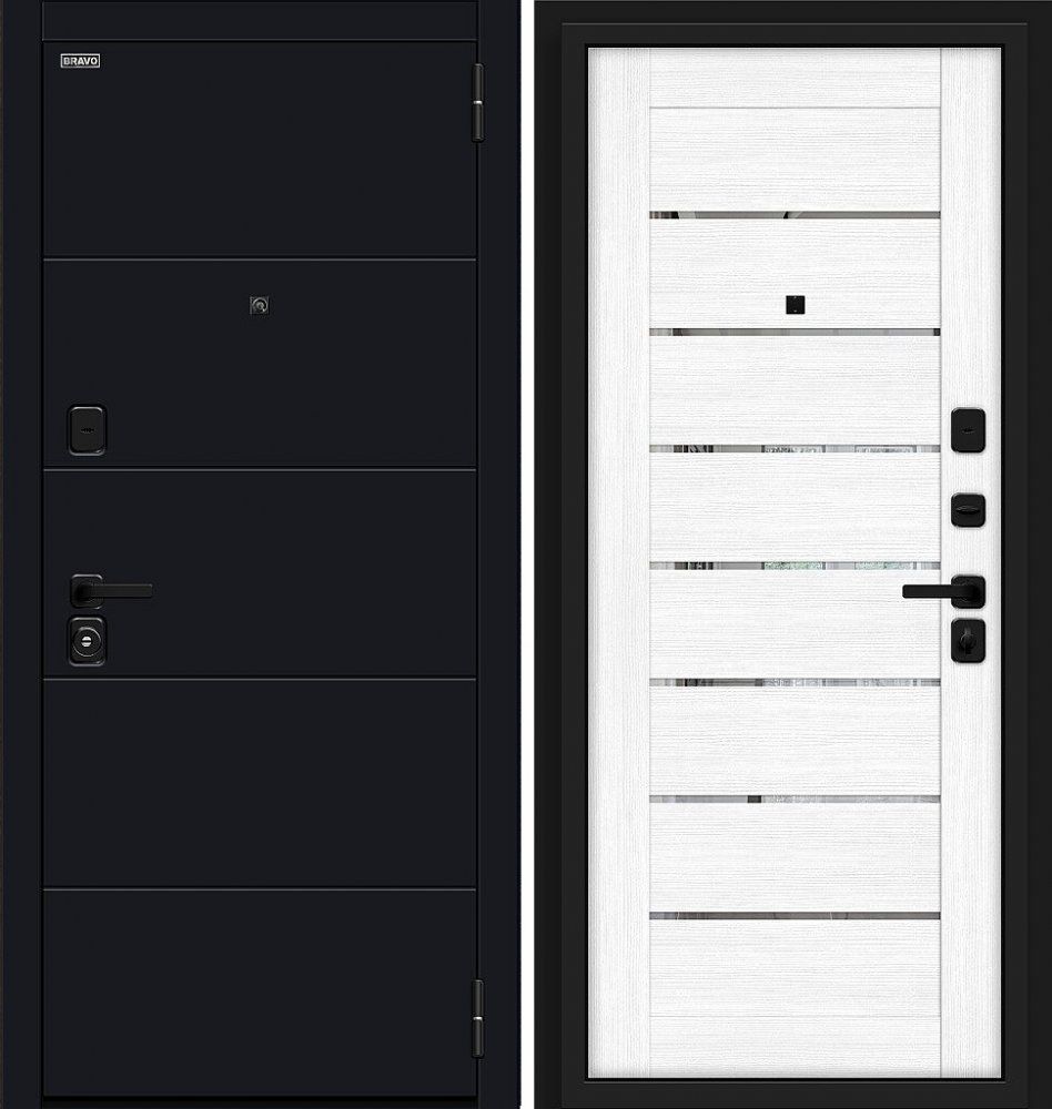 Дверь Браво Прайд Total Black/Snow Melinga DIS006764