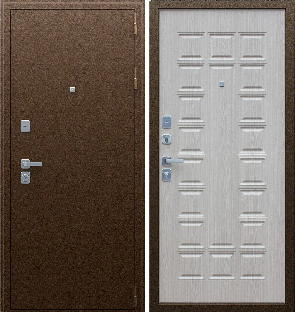 Дверь Спартак беленный дуб DIS001225