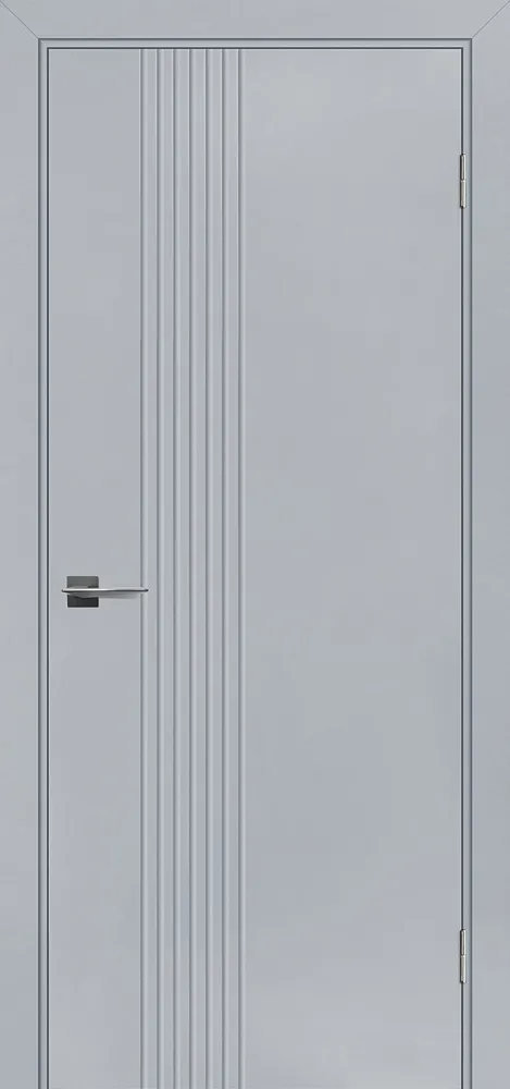 Фото Межкомнатная дверь Смальта-Риф 202 Светло-серый RAL 7047