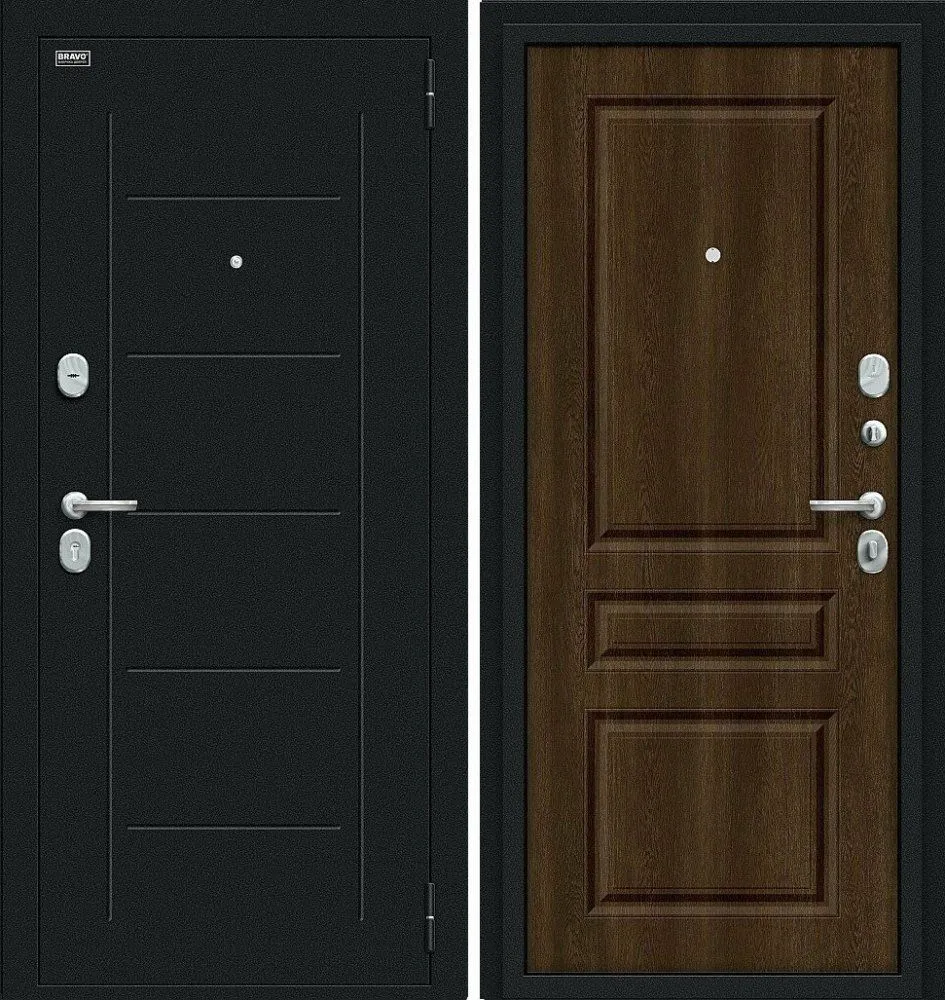 Дверь Браво Пик Букле черное/Dark Barnwood DIS006725
