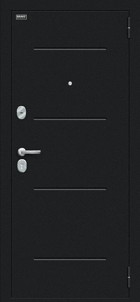 Товар Дверь Браво Техно Букле черное/Bianco Veralinga DIS006759