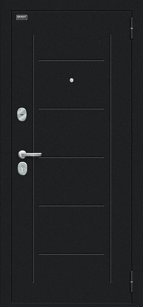 Товар Дверь Браво Борн Букле черное/Riviera Ice DIS006738